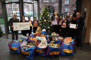 Girls' Sponsored Silence Funds Donation to Bolton Lions Toy Appeal Girls' Sponsored Silence Funds Donation to Bolton Lions Toy Appeal
