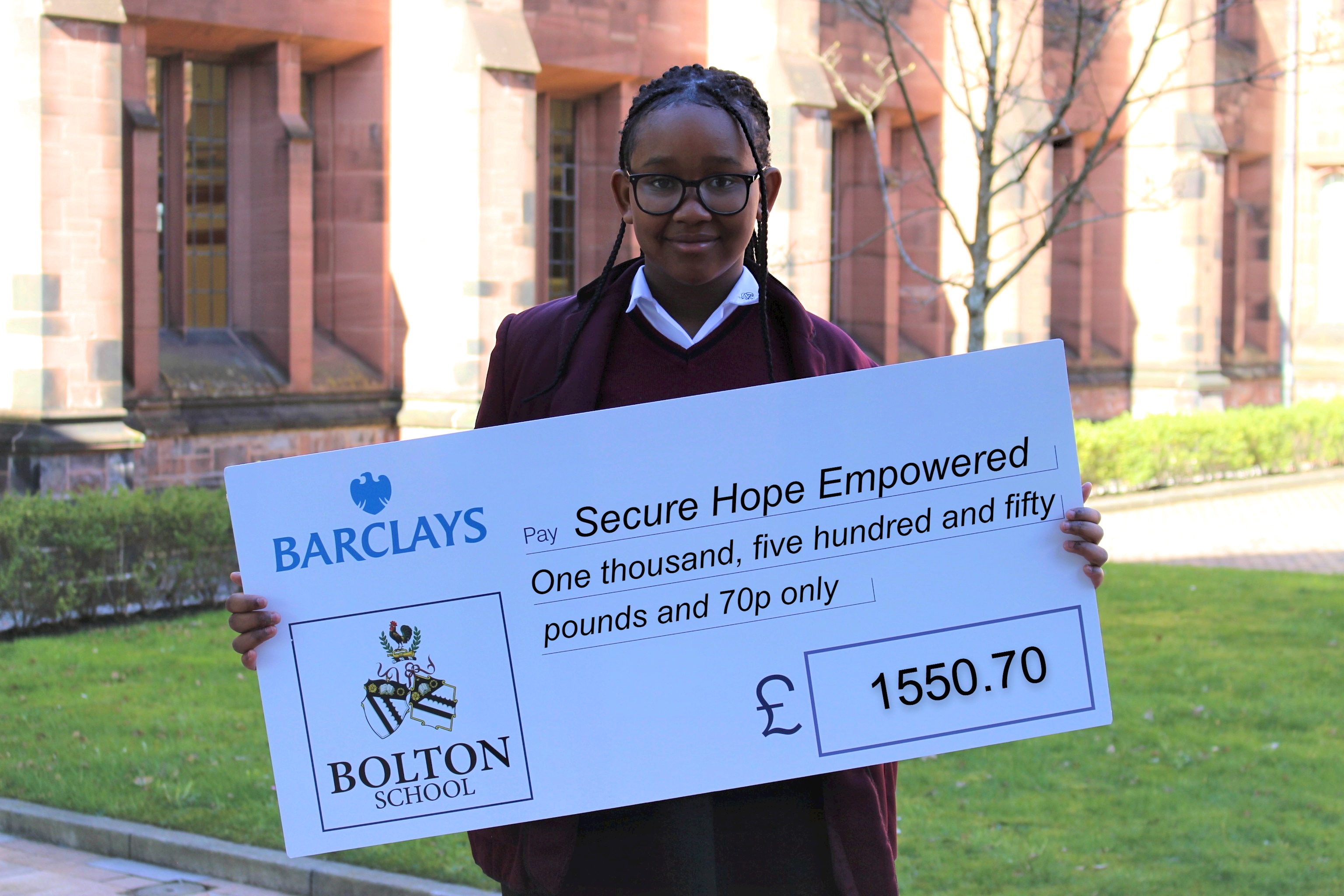 Funds Raised for Secure Hope Empowered