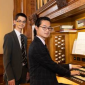 Students Play Organ Music at Alumni Reunion