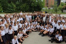 Junior Girls Surprise Mrs Holt with 80s Flashmob Farewell
