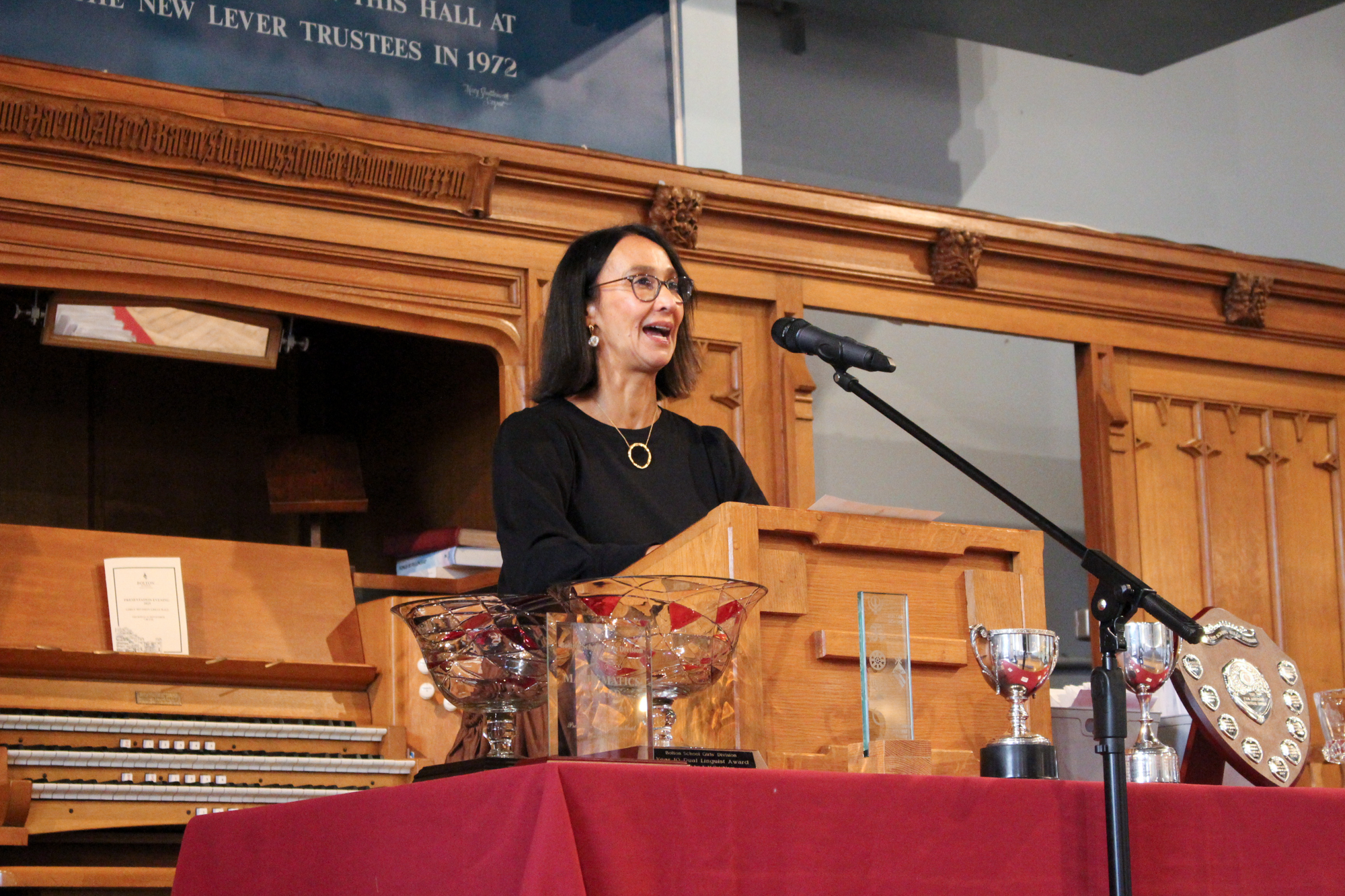 Author Monica Ali Defines Purpose at Presentation Evening
