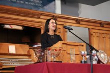 Author Monica Ali Defines Purpose at Presentation Evening