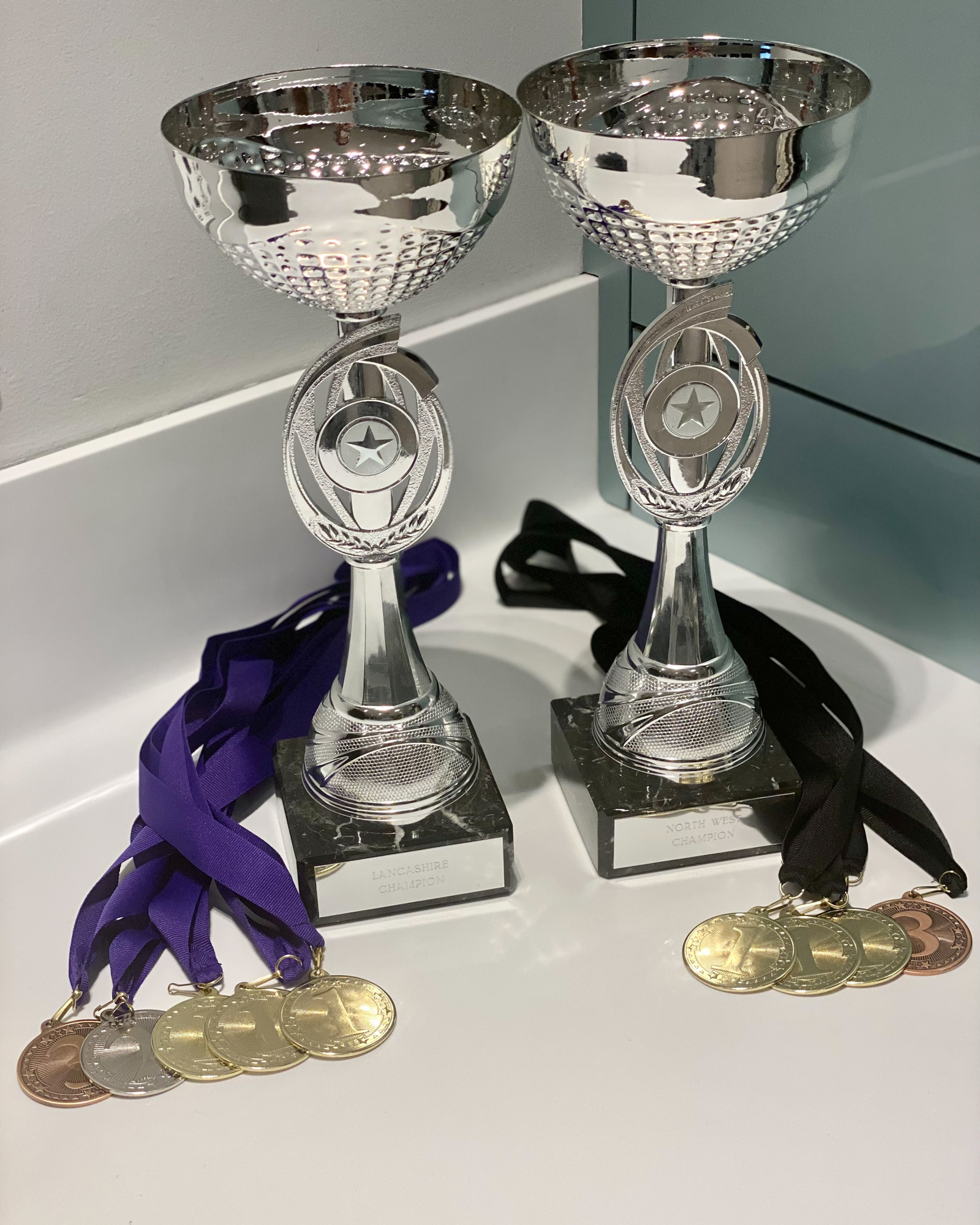 Ruby's impressive haul of trophies and medals