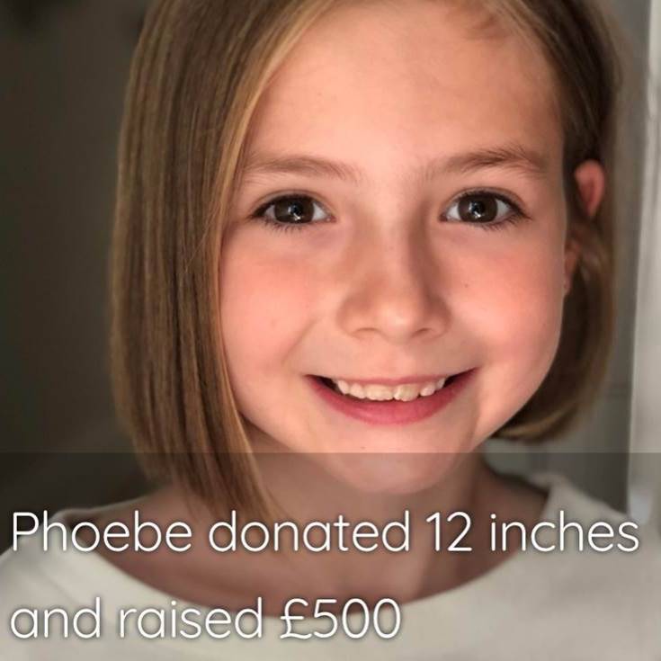 Phoebe Donates Her Hair