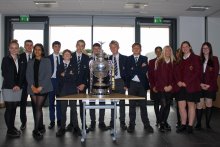 Challenge Cup Visits School