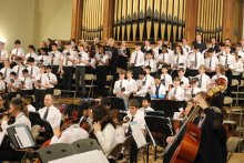 School in Fine Voice for Christmas Festival