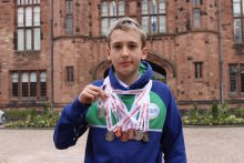 James' Swimming Medal Haul