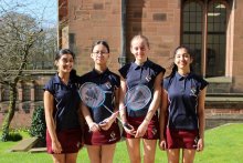 Podium Places for Badminton Team Podium Places for Badminton Team