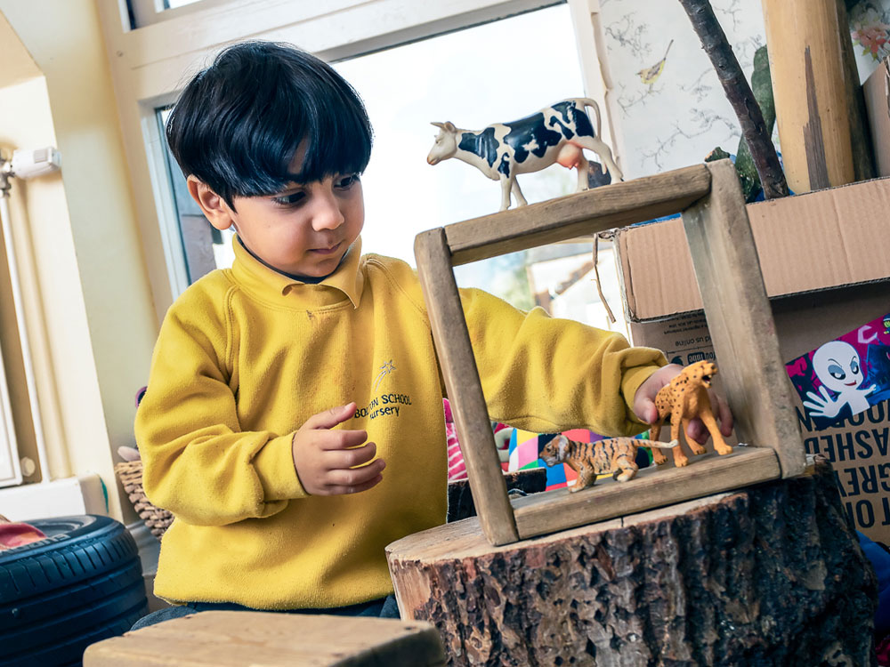 Bolton School Nursery students.