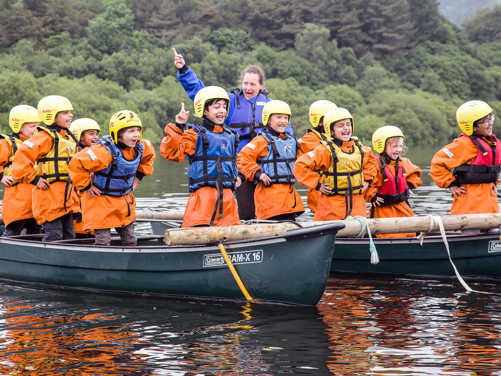 Outdoor pursuits in the primary division at Bolton School.